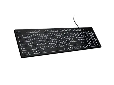 Tastatura Natec Herring Slim, Wired, USB (Negru)