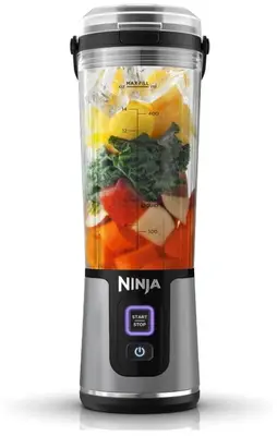 Blender fara fir Ninja Blast BC151EUNV, 300W, 530 ml, baterie li-ion, Negru