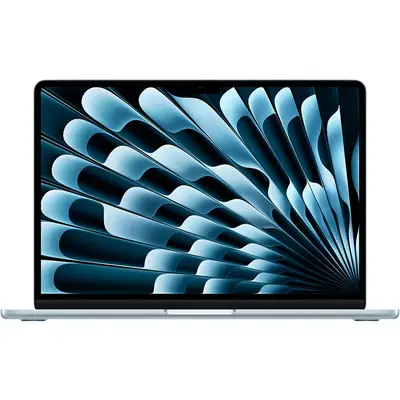 Apple Laptop Apple MacBook Air, 13.6 inch Liquid Retina, M5 10-Core, 16GB, 2TB SSD, macOS, Albastru