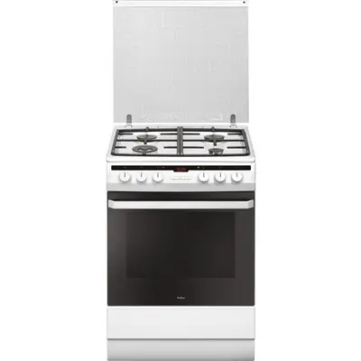 AMICA Aragaz Amica, 618GE3.39HZpTaDpNA (W), gaz, electric, Alb, 65L, 60 cm