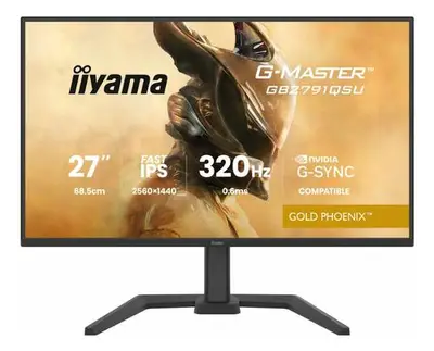 Monitor Gaming Fast IPS LED Iiyama 27inch GB2791QSU-B1, QHD (2560 x 1440), HDMI, DisplayPort, Boxe…