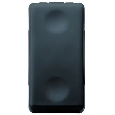 Intrerupator cu revenire 1 modul Gewiss System GW21510, negru