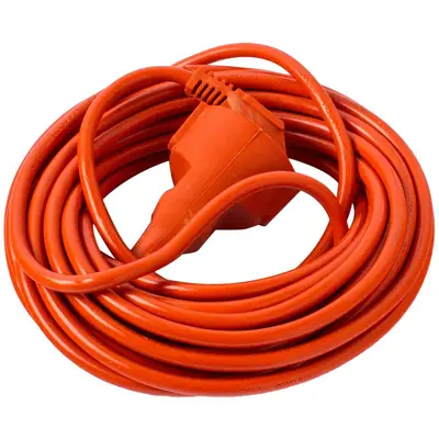 Prelungitor fisa-cupla 30m, 3x1mm2, portocaliu Strohm SM-PFS-30M