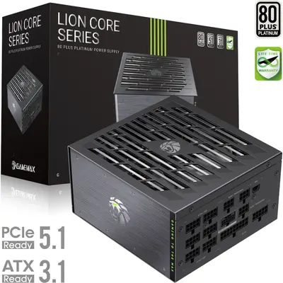Gamemax Sursa alimentare Gamemax LION CORE 1200P, 80+ Platinum, 1200W