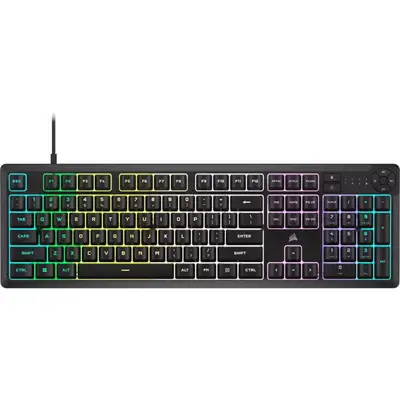 CORSAIR Tastatura Gaming Corsair K55 Pro, iluminare RGB, cu fir, USB, Negru