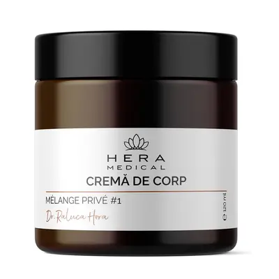 Crema de corp hidratanta si nutritiva BODY CREAM | MÉLANGE PRIVÉ #1, Hera Medical, 120 ml