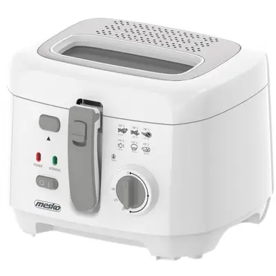 Friteuza MS 4908 G Capacitate 2.5L 1800W Alb