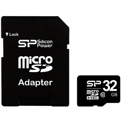 Silicon power Card memorie Silicon-Power Micro SDHC 32 GB Clasa 10 + Adaptor SD