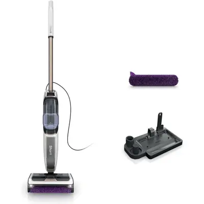 SHARK Mop electric cu aburi 3 in 1, Shark SteamPickUp SD200EU, 1230 W, Rezervor 0.42 l, LED, Alb …
