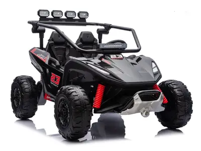 UTV electric pentru 2 copii Kinderauto Vector V2 Dune-Buggy, 220W, 12V, roti moi, scaun tapitat…