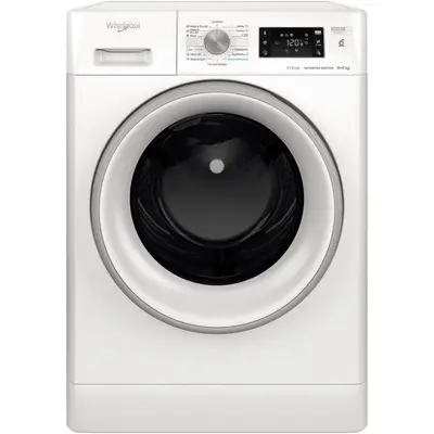 Whirlpool Masina de spalat rufe cu uscator Whirlpool FFWDB864489SVEE, 8 kg spalare, 6 kg uscare…
