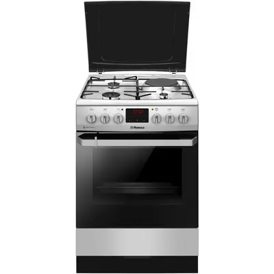 hansa Aragaz Hansa FCMX68209, Mixt, 3 arzatoare/ 1 zona de gatire, Grill, Rotisor, Timer, Clasa A…