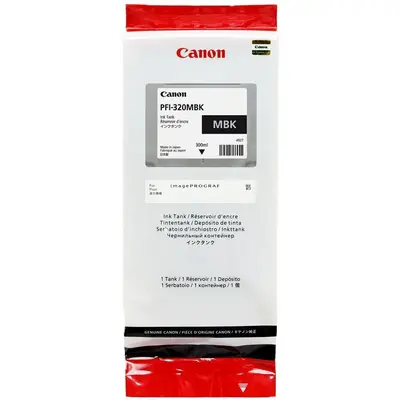 Canon Cartus Matte Black PFI-320MB 300 ML Original Canon IPF TM-300