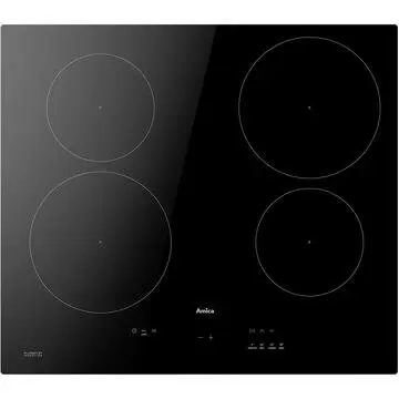 AMICA Plita Amica DI 6410 PPB, 59.2 cm, inductie 4 zone, Negru