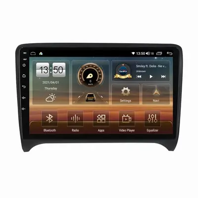 Navigatie dedicata cu Android Audi TT 2006 - 2015, 4GB RAM, Radio GPS Dual Zone, Display HD QLED 9"…