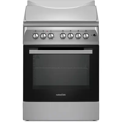 NobeLTek Aragaz NobeLTek NLT 6604IX/FE1, plita gaz si cuptor electric, 60 cm, inox