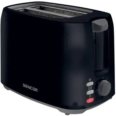 Sencor STS 2607BK prajitor de paine, 2 felii, 750W, Negru