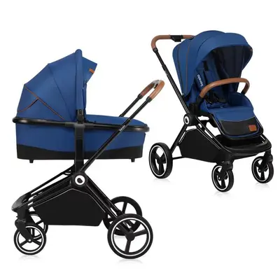 Carucior 2 in 1, Lionelo, Mika, Cadru din aluminiu, Cu landou intarit si salteluta moale…
