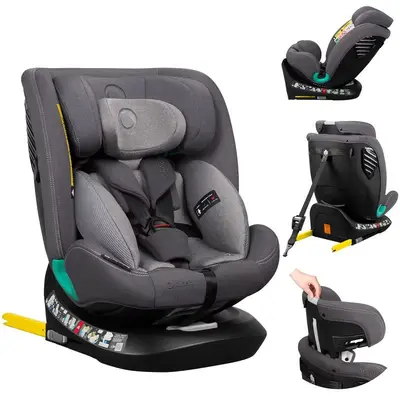 Scaun auto, Lionelo, Bastiaan One i-Size, 4 in 1, Protectie laterala, Cu spatar inclinabil in 4…