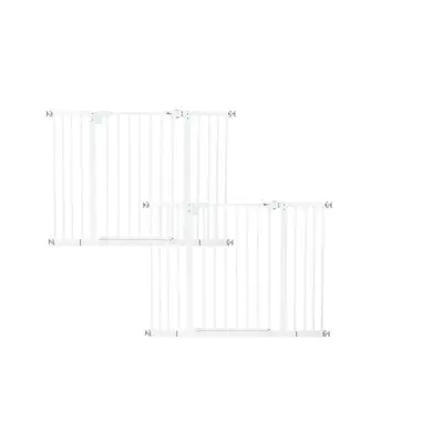 Set 2 x Poarta siguranta, Qmini, Thor, 74 - 109.4 cm, Inchidere automata, Sistem dublu de blocare…
