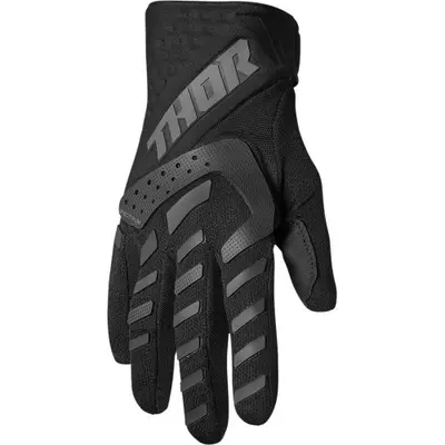 Manusi copii atv cross Thor Spectrum, culoare negru, marime S