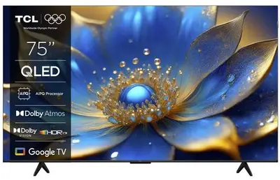 Televizor QLED TCL 190 cm (75inch) 75P71K, Ultra HD 4K, Smart TV, WiFi, CI