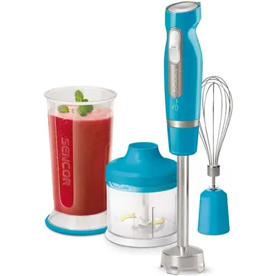 Sencor Set Sencor SHB 4467TQ-EUE3 Botmixer, 1000W, 700ml cana de amestecare, turcoaz