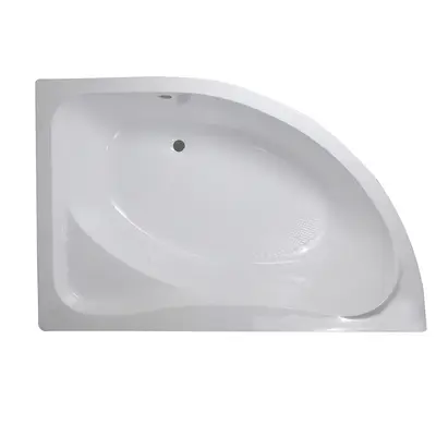 Cada baie pe colt Bella* cu suport acril 150 x 100 cm dreapta