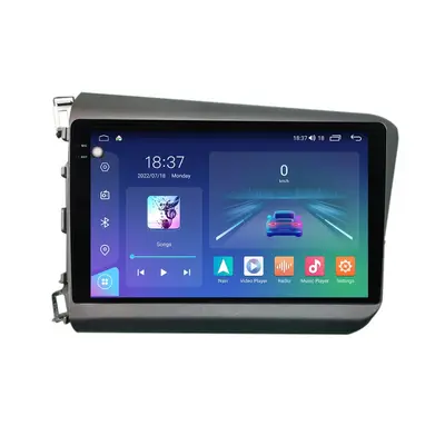 Navigatie dedicata cu Android Honda Civic IX Sedan 2011 - 2015, 4GB RAM, Radio GPS Dual Zone…