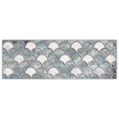 Faianta decorativa Sante Turquoise rectificata 30x90 mata