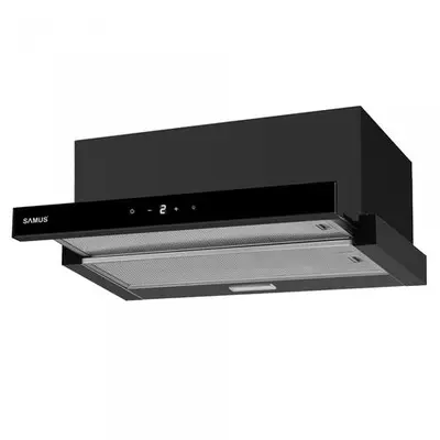 Hota incorporabila Samus HS6032DTGB, 65 W, Control electronic tactil, 3 trepte, parte frontala din…