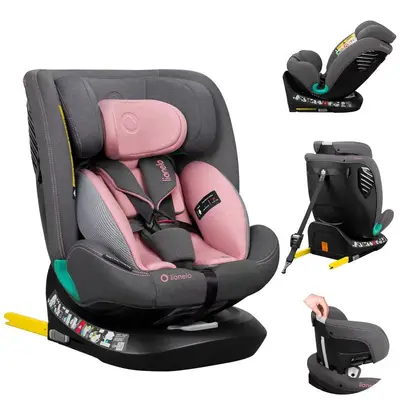 Scaun auto, Lionelo, Bastiaan One i-Size, 4 in 1, Protectie laterala, Cu spatar inclinabil in 4…