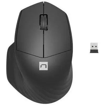 natec Mouse wireless Natec NMY-1970, Bluetooth, 1600 DPI, Negru