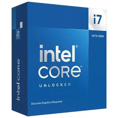 Procesor Intel Core™ i7-14700KF, 2.5GHz la 5.6GHz Turbo, 33MB, Socket LGA1700 (Box)