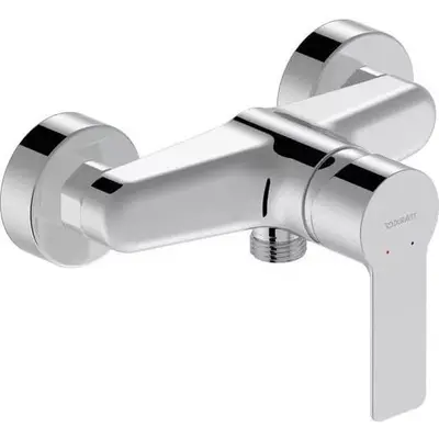 Duravit Baterie dus Duravit A.1 A14230001010, aparenta, monocomanda, cartus ceramic, Crom lucios