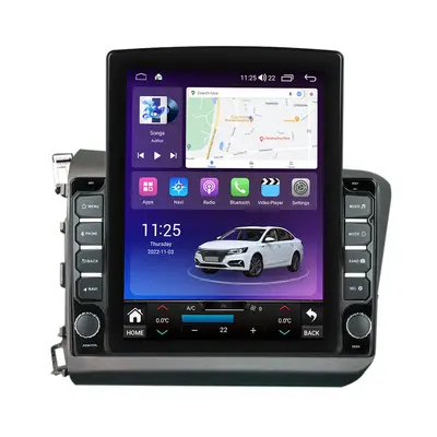 Navigatie dedicata cu Android Honda Civic IX Sedan 2011 - 2015, 4GB RAM, Radio GPS Dual Zone…