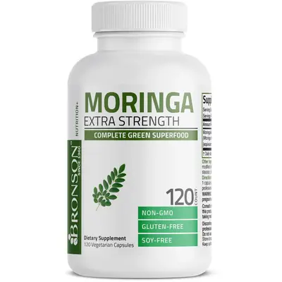 Extract din Frunze de Moringa Oleifera 5000mg 120cps