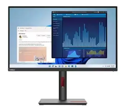 Monitor IPS LED Lenovo ThinkVision 27inch T27p-30, UHD (3840x2160), HDMI, DisplayPort, Pivot, 4 ms…