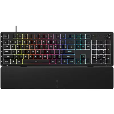 CORSAIR Tastatura Gaming Corsair SKIFF 100 Plus, RGB, Negru