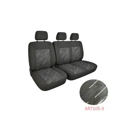 Huse Auto Textil 2+1 Premium Scaun Sofer si Bancheta Stanga, burete 10mm + 5mm Cod: ART105