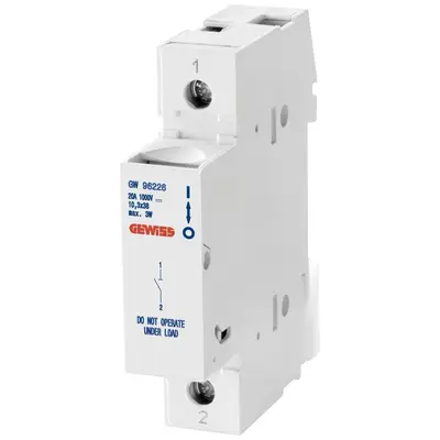 Port fuzibil pentru sisteme fotovoltaice 1P 20A 10,3X38 1000V DC GW96226
