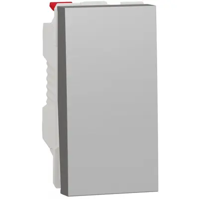 Intrerupator simplu 10A 1 modul Schneider Noua Unica NU310130, aluminiu