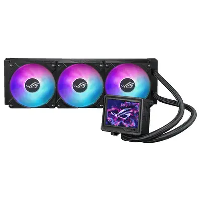 COOLER CPU AIO ASUS ROG RYUJIN III 360 ARGB Extreme, Racire cu Lichid, Display LCD 3.5inch (Negru)