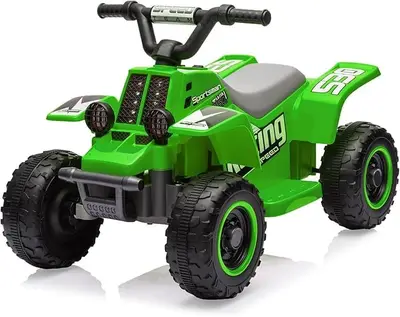 ATV electric pentru copii, Kinderauto CUBA 35W 6V cu telecomanda inclusa, verde