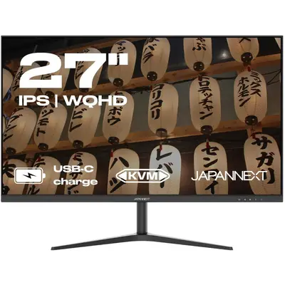 JAPANNEXT Monitor Japannext 27 inch, IPS WQHD (2560x1440) USB-C Power Supply, LCD Monitor, HDMI…