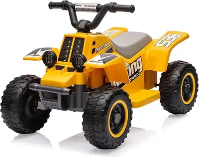 ATV electric pentru copii, Kinderauto CUBA 35W 6V cu telecomanda inclusa, galben