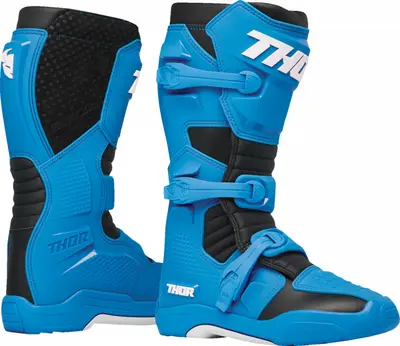 Cizme atv cross Thor Blitz XR, culoare albastru, marime 49