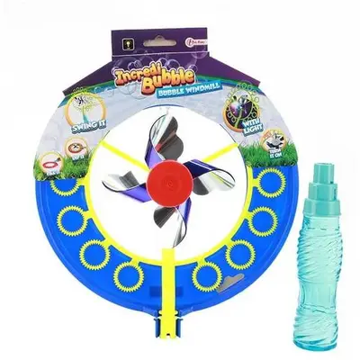 Toi-Toys Jucarie de facut baloane de sapun cu morisca si lumini 24x40 cm Toi-Toys, Albastru