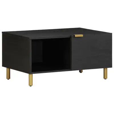 Masuta de cafea, negru, 80x50x40 cm, lemn prelucrat