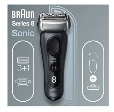 Aparat de ras electric Braun Series 8 8413s Wet&Dry, AutoSense, 4 elemente de taiere, SensoFlex…